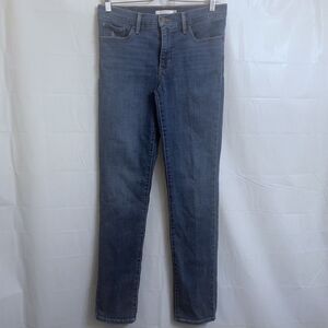 Levi's 312 Shaping Slim Jeans Women's Size 30 Blue 31 1/2" Inseam